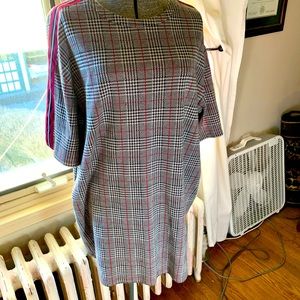 Zara sz Large plaid dress